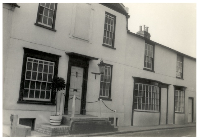 Riverbank and Little House from the front, Sunbury-on-Thames.