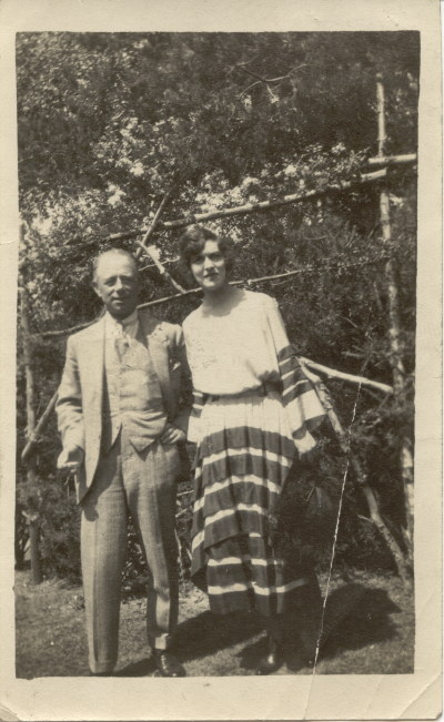 Dorrie with Sam (Ernest Guy Robinson)